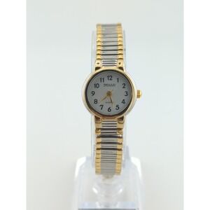 Embassy by Gruen Ladies 22mm Quartz Watch w/ Stretch Bracelet -‎ New Battery